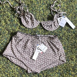 NWT Free People x Mare Perpetua 2-piece bathing suit
